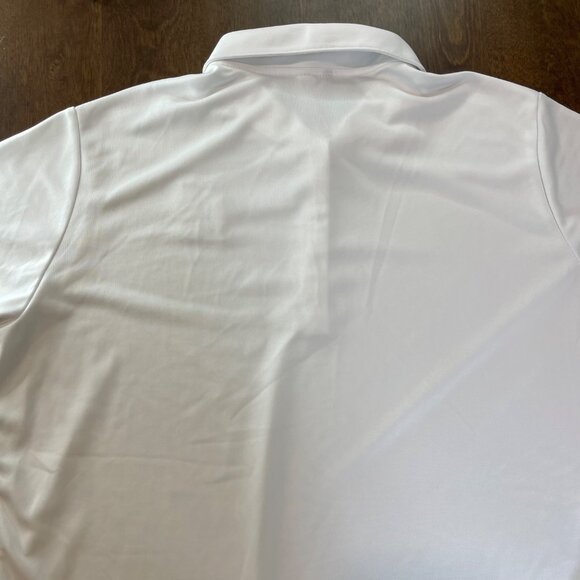 Adidas LPGA White Polo Shirt Women's Size XL Moisture-Wicking Short Sleeves - Picture 8 of 12